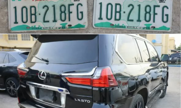 Police arrest suspect over forged ‘Presidency’ number plate in Abuja