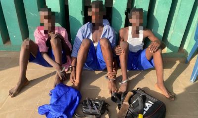 Ogun Police Arrest Three Students Over Suspected Cult Initiation, Recover Weapons