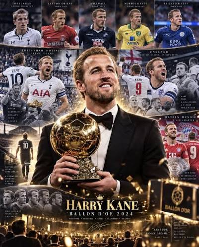 From Tottenham to Ballon d’Or glory: Harry Kane’s historic rise