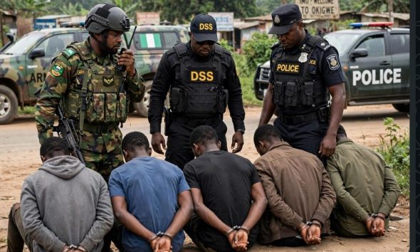 DSS, Police, military arrest five suspects over abduction of 20 NYSC members